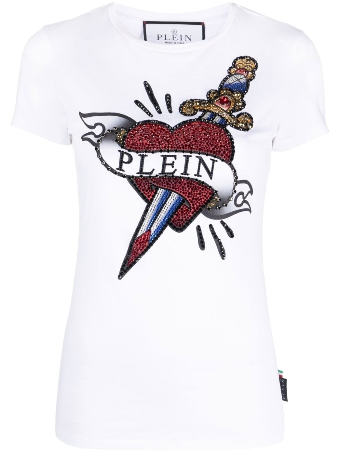 

Philipp Plein футболка с логотипом, белый