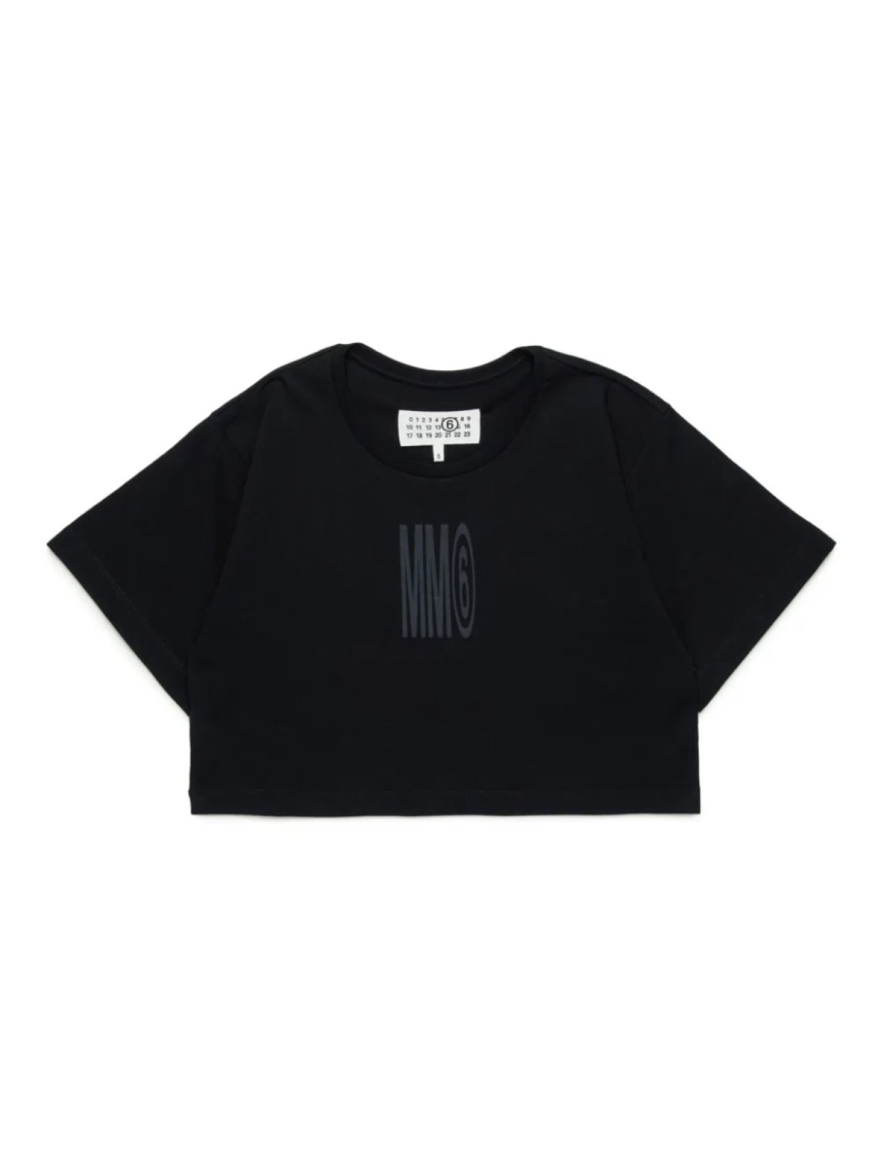 

MM6 Maison Margiela Kids футболка с логотипом, черный