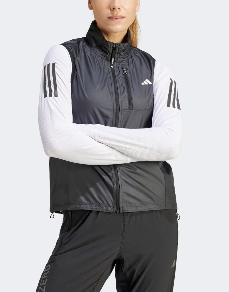 

Adidas Running — Own The Run — Черная майка adidas