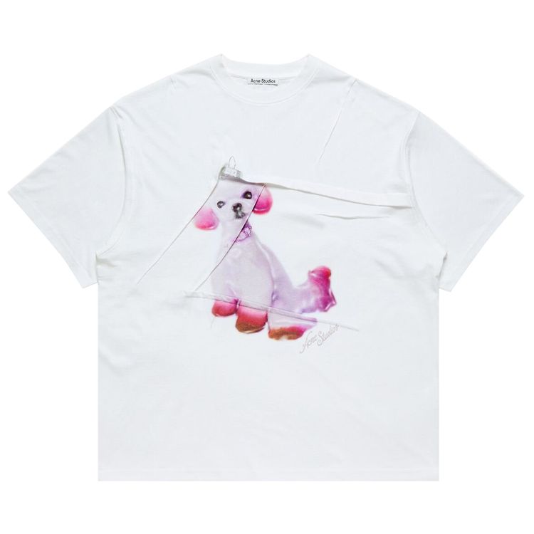 

Футболка Acne Studios Edra Ornament Printed T-Shirt, белый