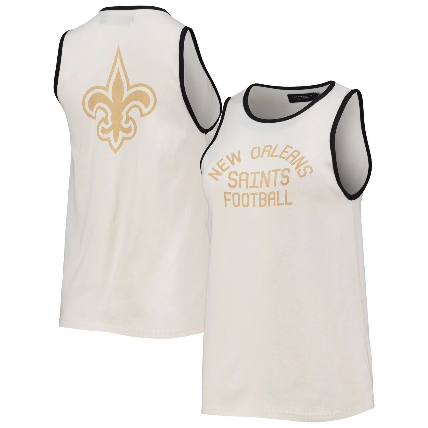 

Женская нездоровая пища, белая/черная майка New Orleans Saints Throwback в стиле поп-связывания с круглым вырезом, Черный, Женская нездоровая пища, белая/черная майка New Orleans Saints Throwback в стиле поп-связывания с круглым вырезом
