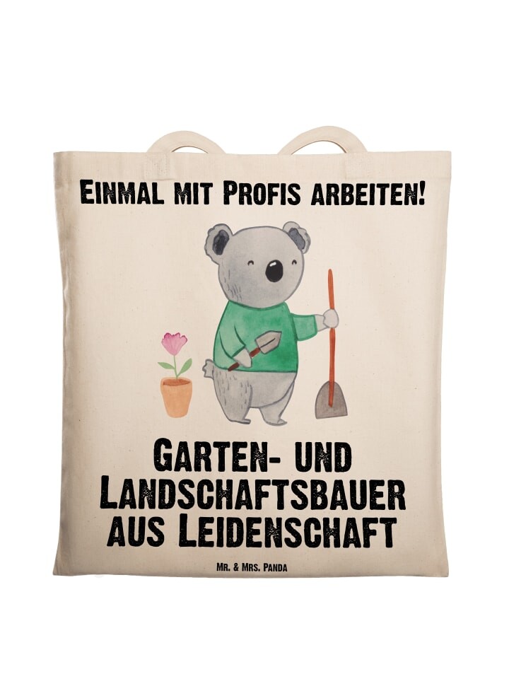 

Сумка Mr. & Mrs. Panda Tragetasche Garten- und Landschaftsbauer Leiden..., кремовый