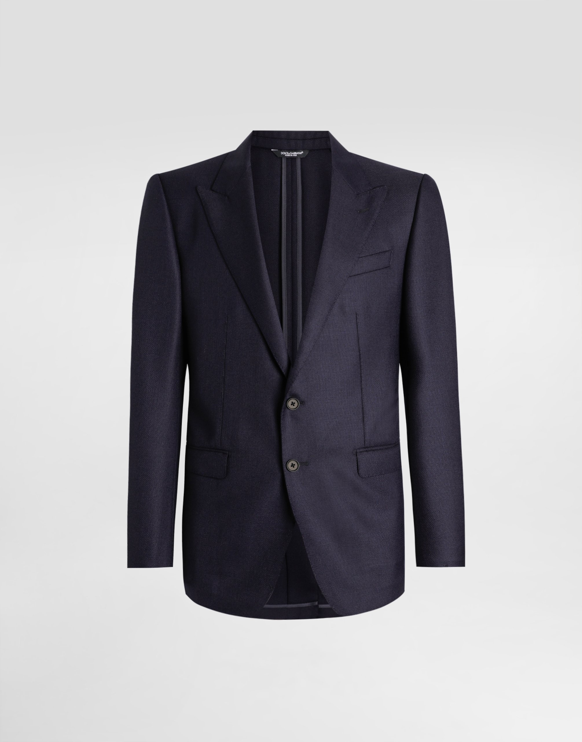 

Однобортный шерстяной жакет taormina Dolce & Gabbana, синий