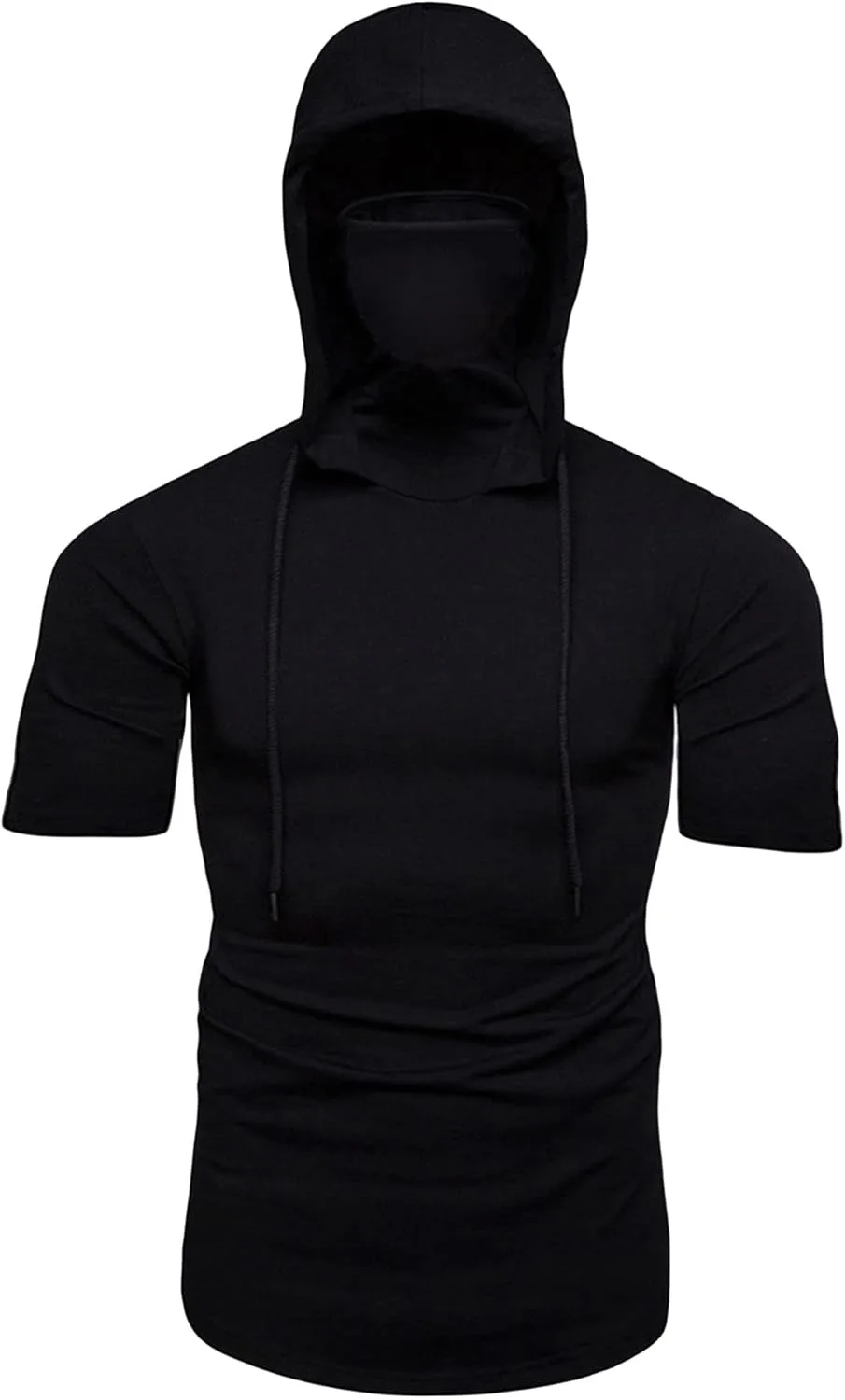 

Мужской худи с маской Slim Fit с коротким рукавом Maiyifu-GJ