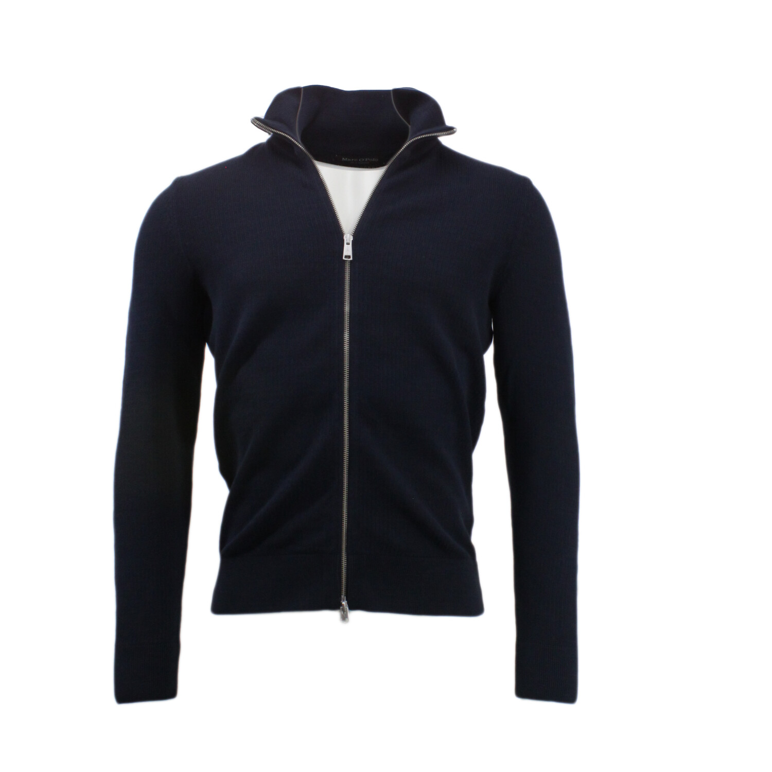 

Пуловер Marc O'Polo Strickjacke mit Stehkragen, цвет Dark navy