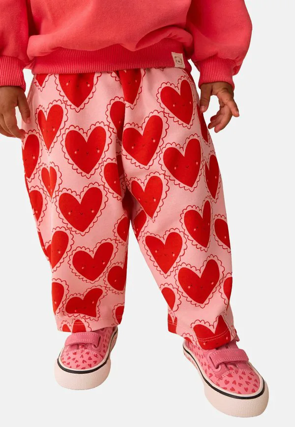Фактурные широкие брюки Next, Red Heart