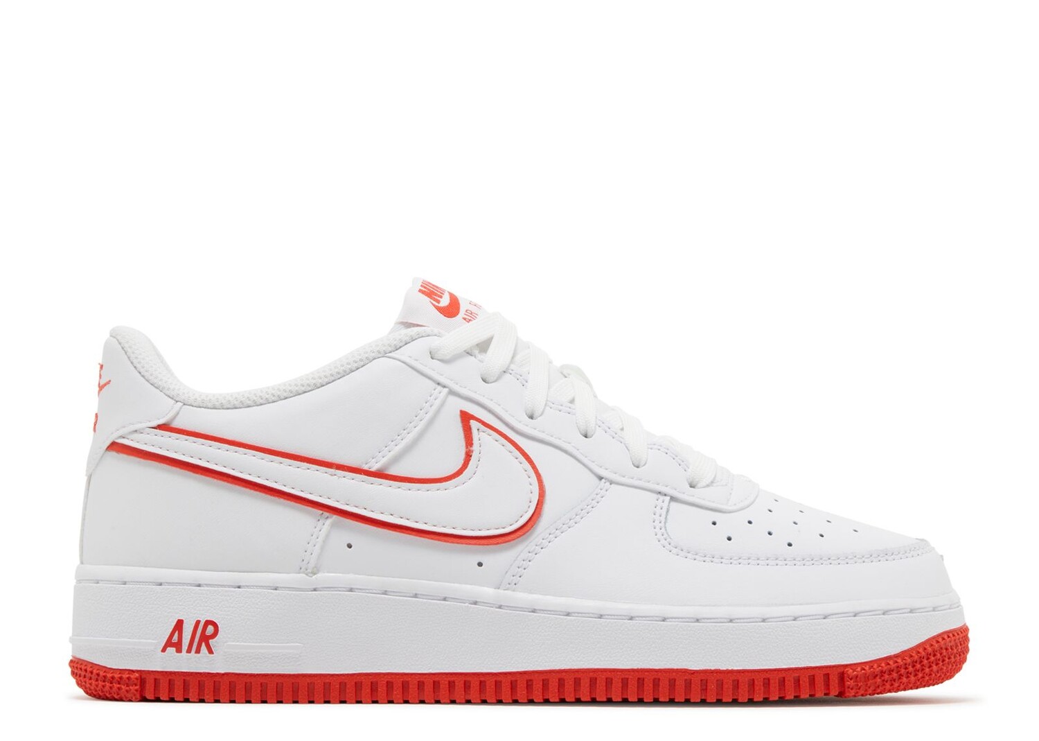 

Кроссовки Nike Air Force 1 Gs 'White Picante Red', белый