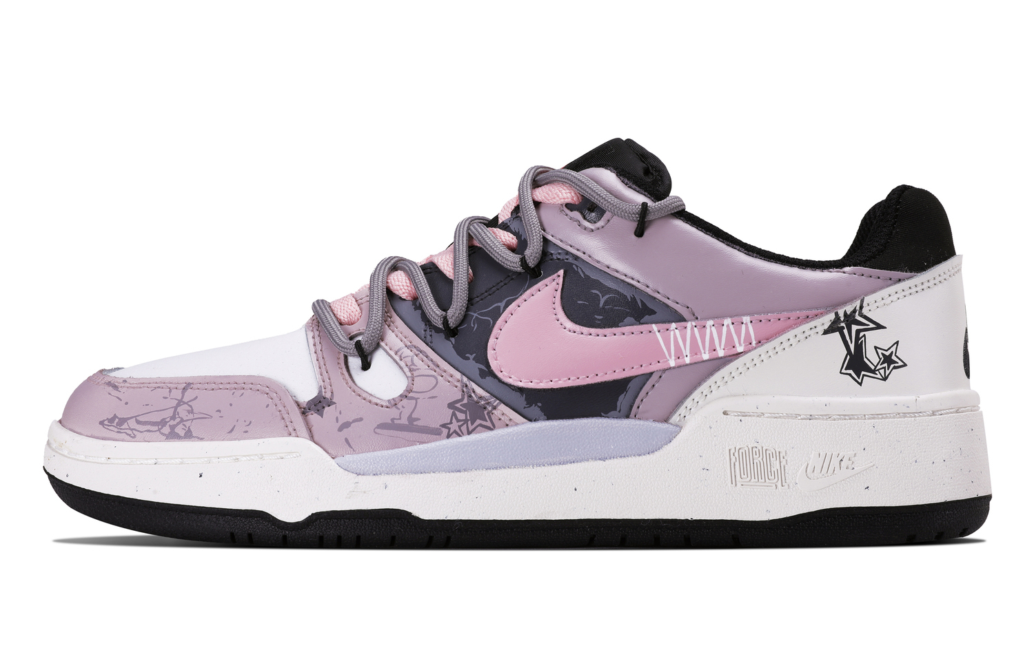 

Полноразмерные устойчивые к истиранию лоу-топ скейтборд кроссовки Unisex Dusty Pink Nike, розовый