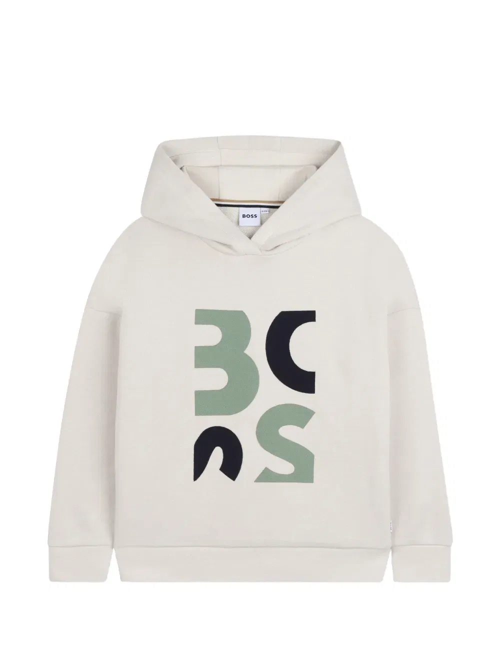 Худи с логотипом Boss Kidswear, нейтральный
