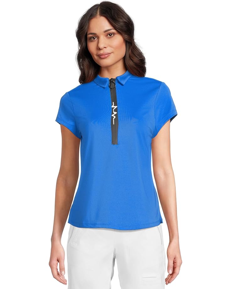 

Топ Jamie Sadock Solid Short Sleeve Top, цвет Electric Blue