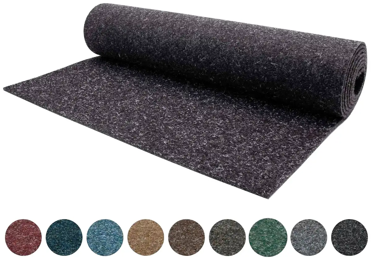 

Идеи Primaflor в текстильном ковре из фетра "МЕРЛИН", прямоугольной формы, плоского плетения, фетра, в крапинку, особенно прочный и износостойкий Primaflor-Ideen in Textil 200х2500 см, цвет anthrazit
