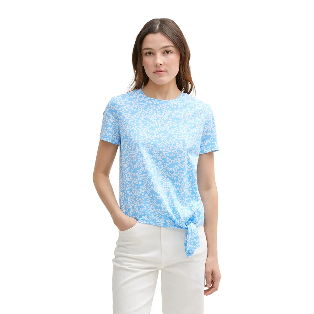

Футболка с коротким рукавом Tom Tailor Printed Knot, синий