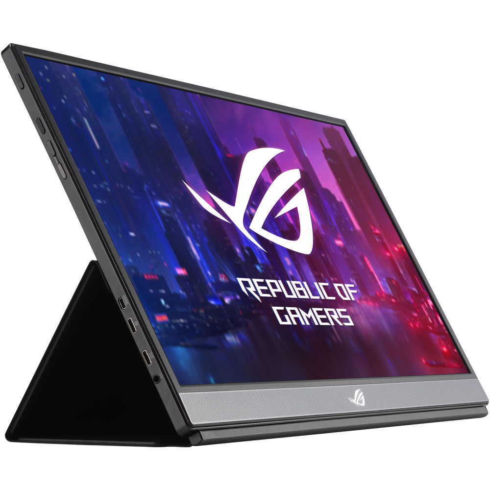 

Портативный игровой монитор ASUS Republic of Gamers Strix XG17AHPE с диагональю 17,3 дюйма, соотношением сторон 16:9 и частотой обновления 240 Гц, матрицей IPS и адаптивной синхронизацией