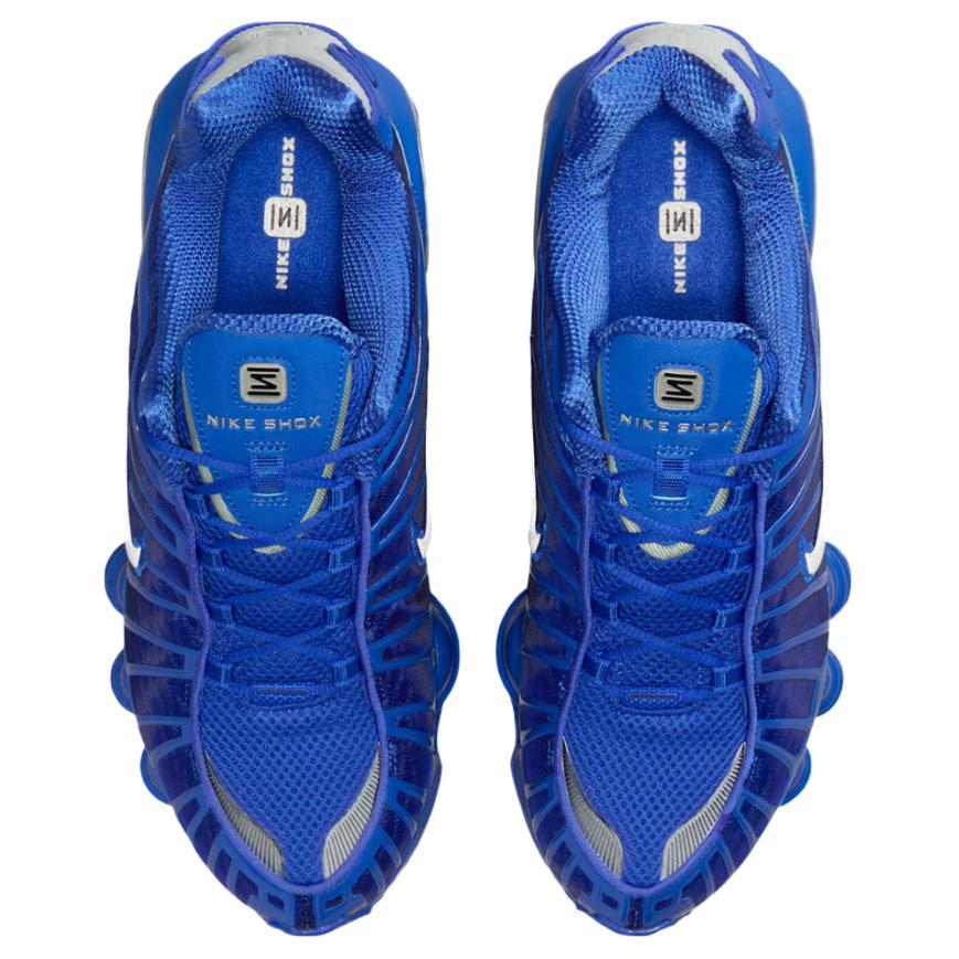 Nike Кроссовки Shox TL Series Slip Resistant Abrasion Resistant low top мужские blue — фото 3