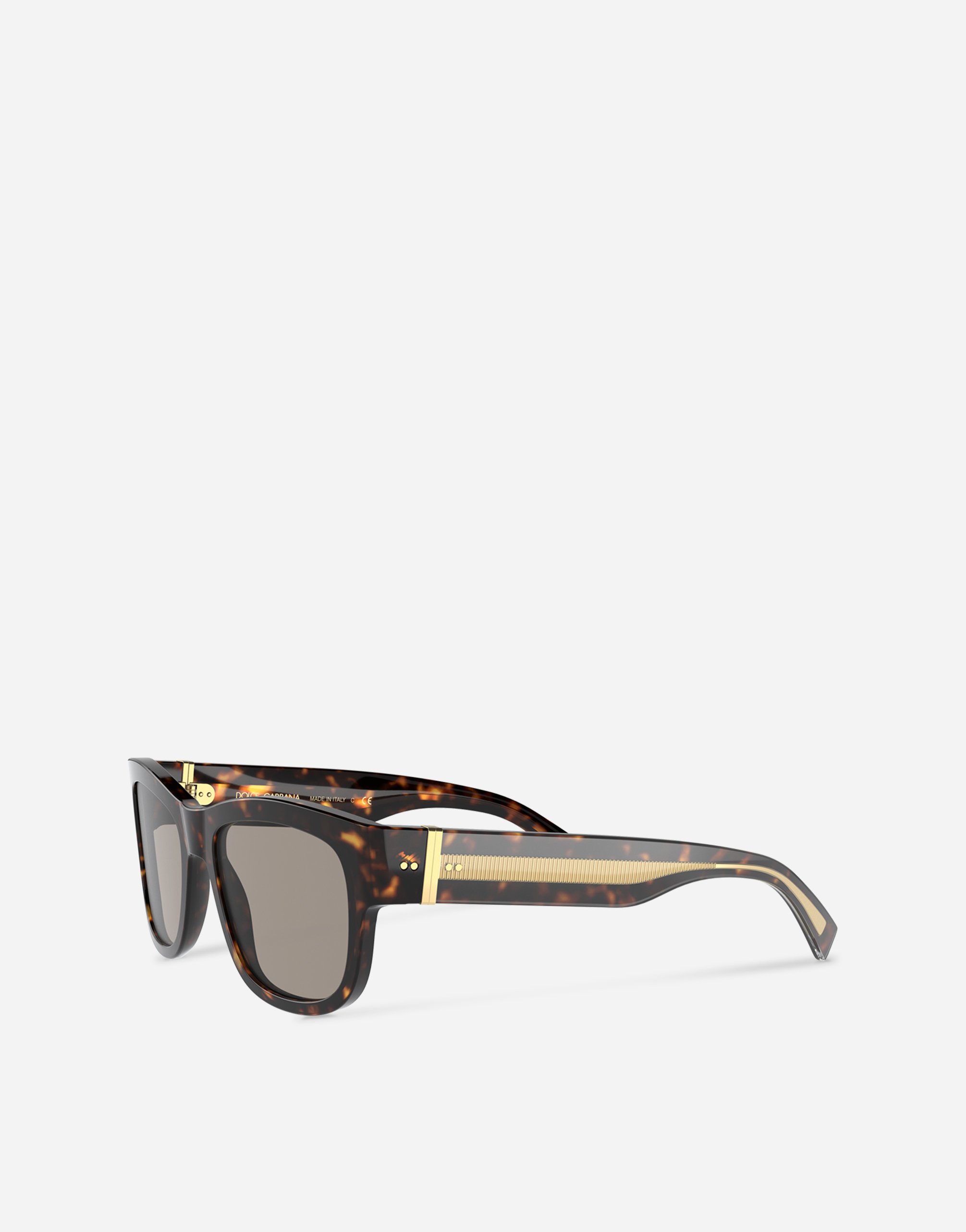 Солнцезащитные очки gros grain Dolce & Gabbana, гавана — фото 2