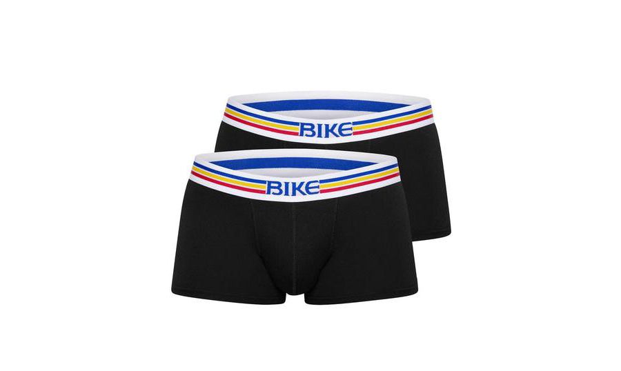 

Мужские трусы из эластичного хлопка (2 шт в упаковке) BIKE Athletic, Black