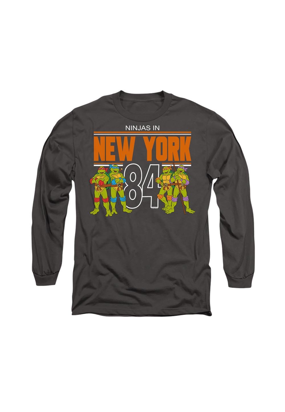 

Топ с длинными рукавами TMNT NYC Cotton Soul, антрацит