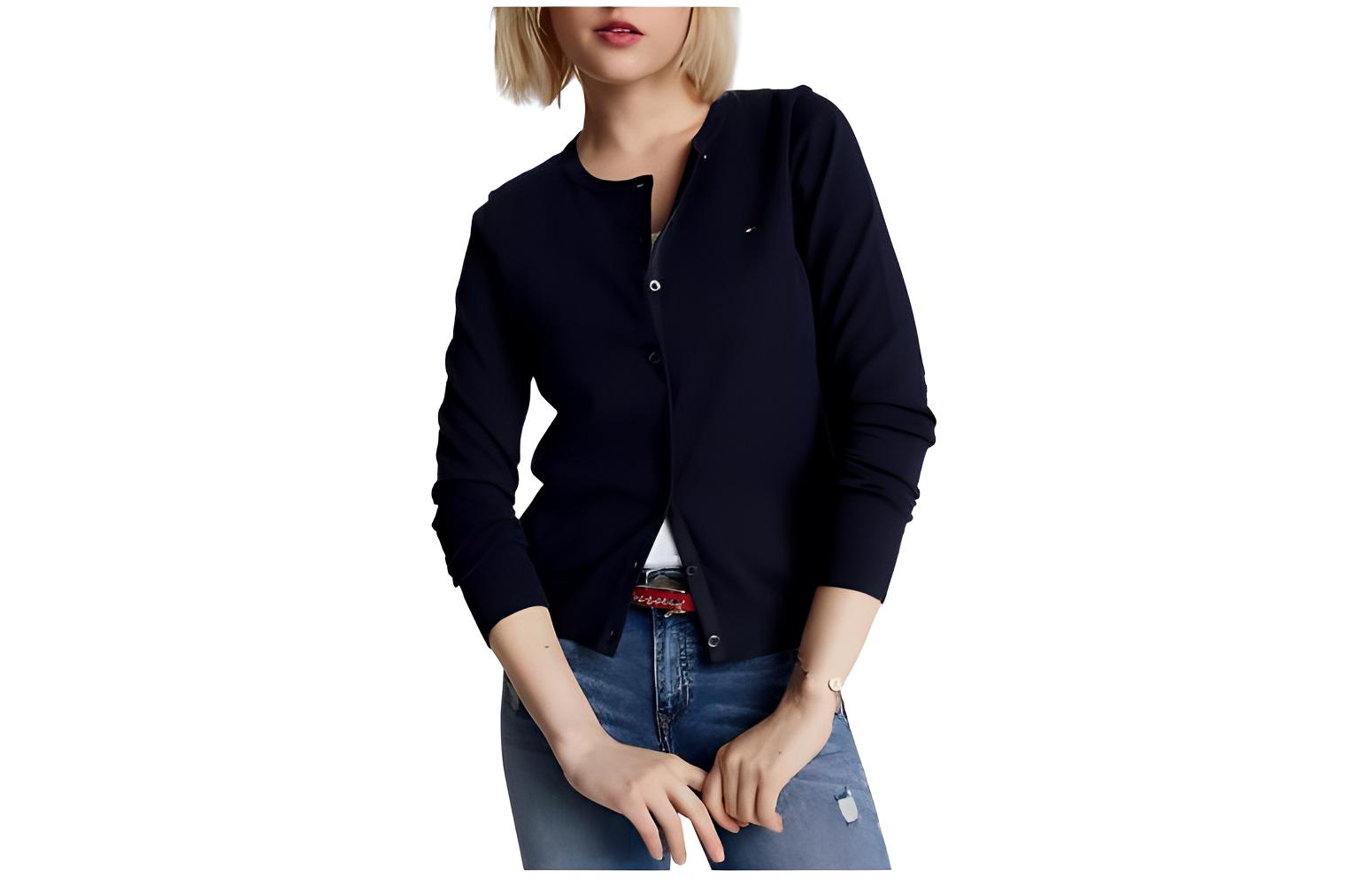 

Tommy Hilfiger Кардиган на пуговицах Desert Sky для женщин Marine Blue