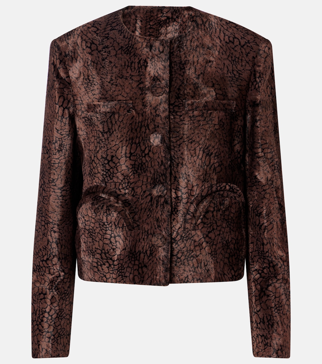 

Бархатный жакет Shamo Bolero Blazé Milano, коричневый