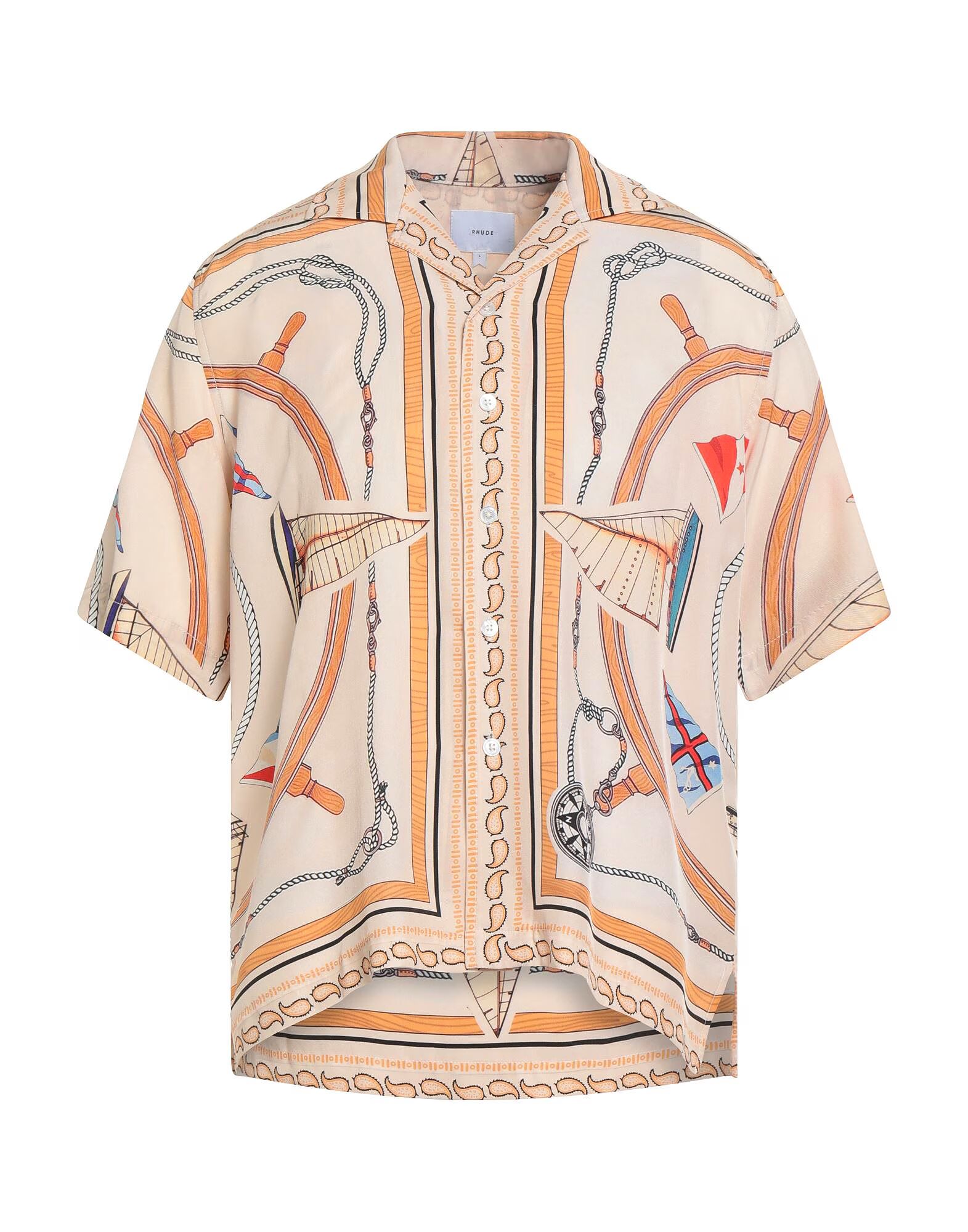 

Рубашка Rhude, бежевый