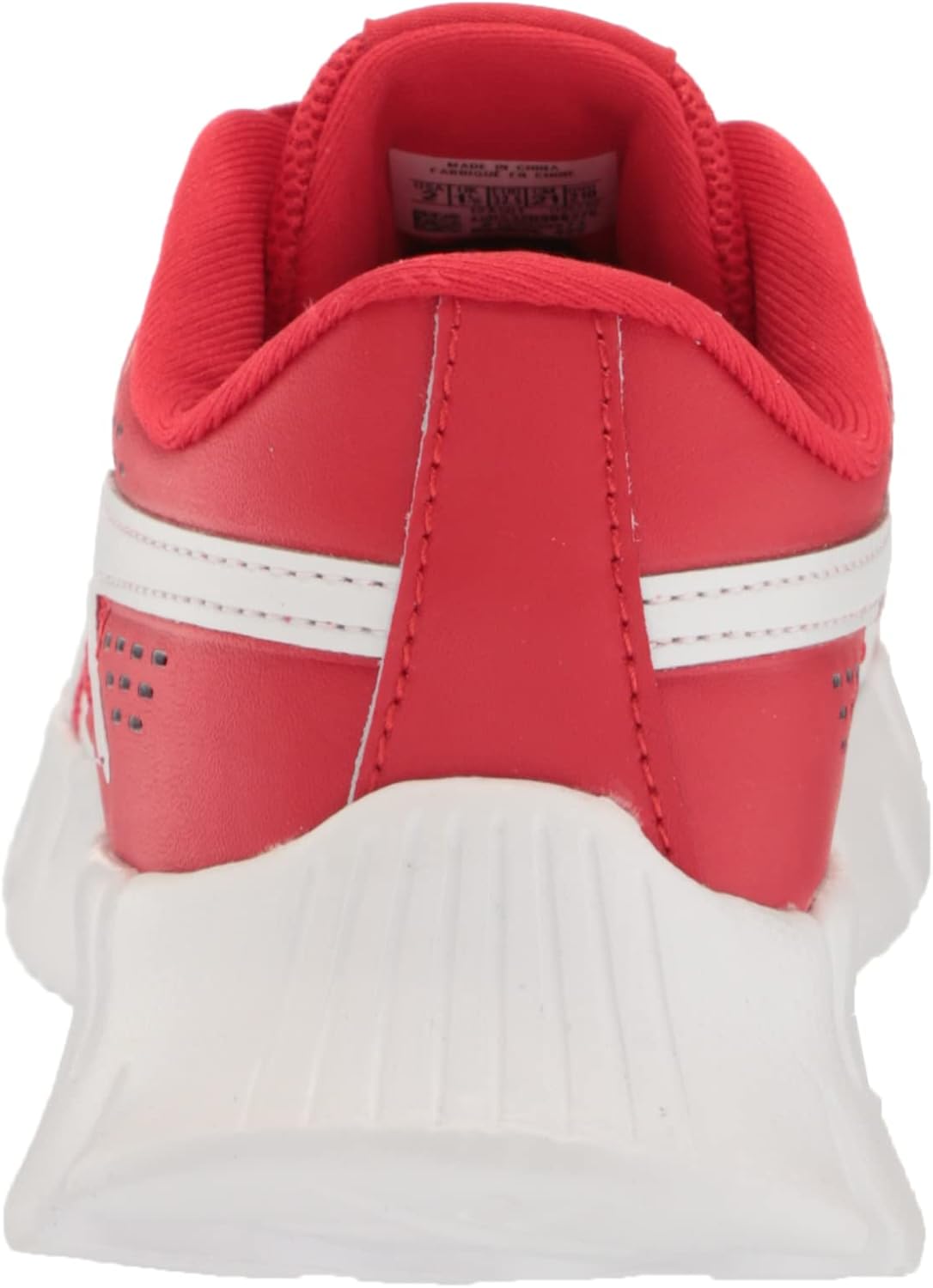 Детские кроссовки Reebok Zig Dynamica 2.0 для девочек (старший возраст), белый/красный — фото 3