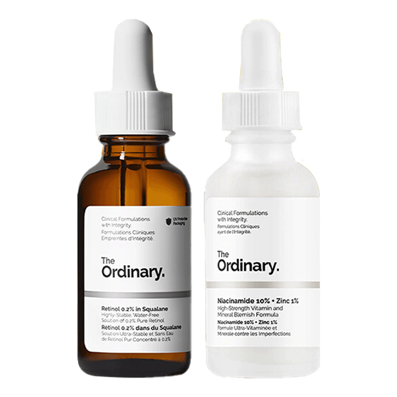 Набор The Ordinary — Из двух сывороток с ретинолом и скваланом увлажняющий 30мл+30мл — фото 3