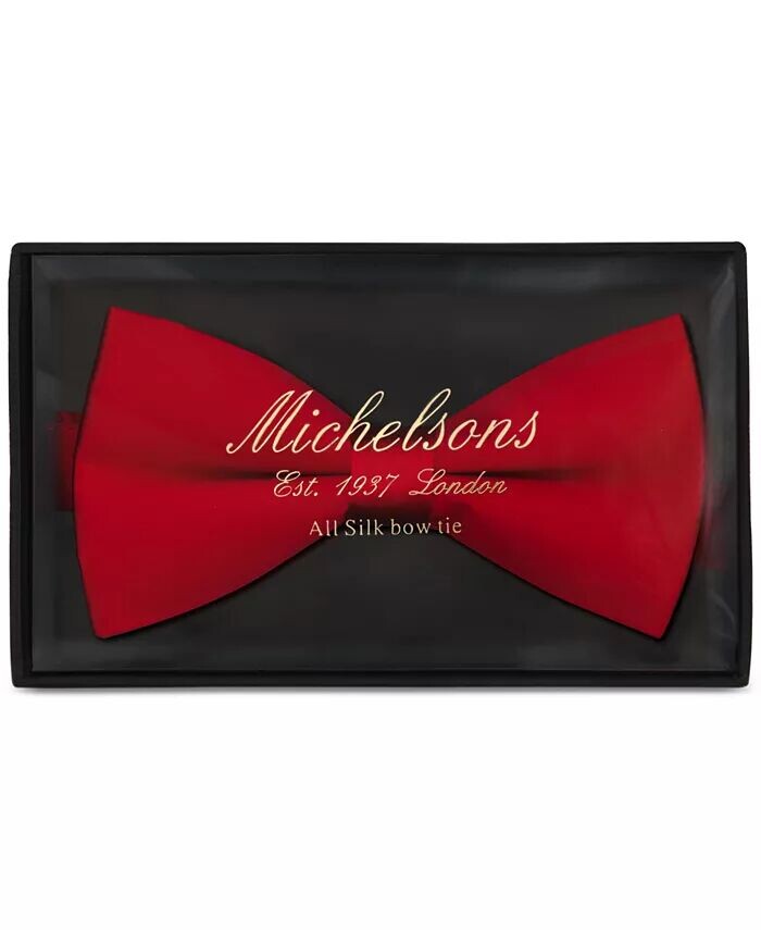 

Предварительно завязанный галстук-бабочка MICHELSONS OF LONDON, красный