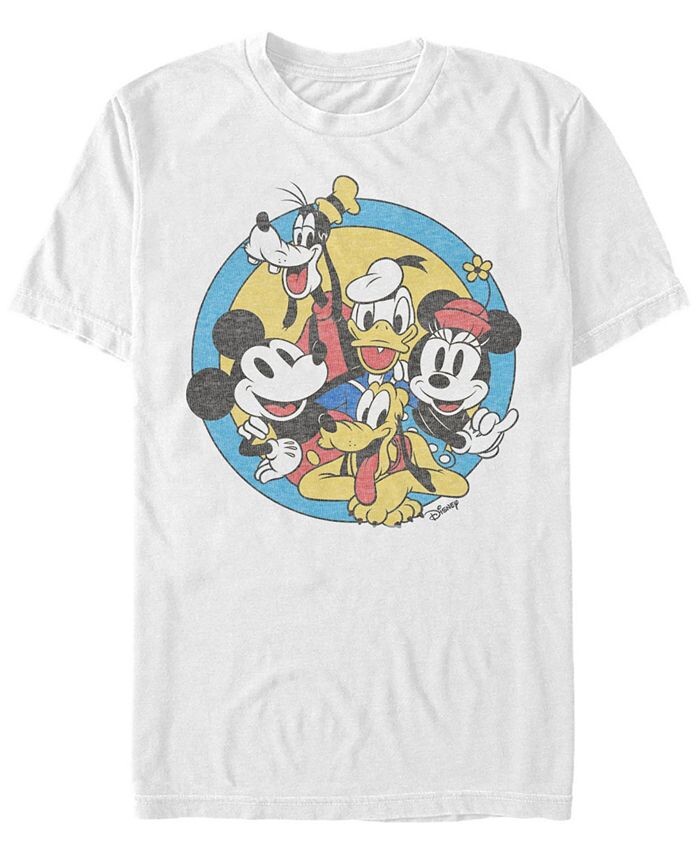 

Мужская футболка с коротким рукавом Mickey Classic Original Buddies Fifth Sun, белый