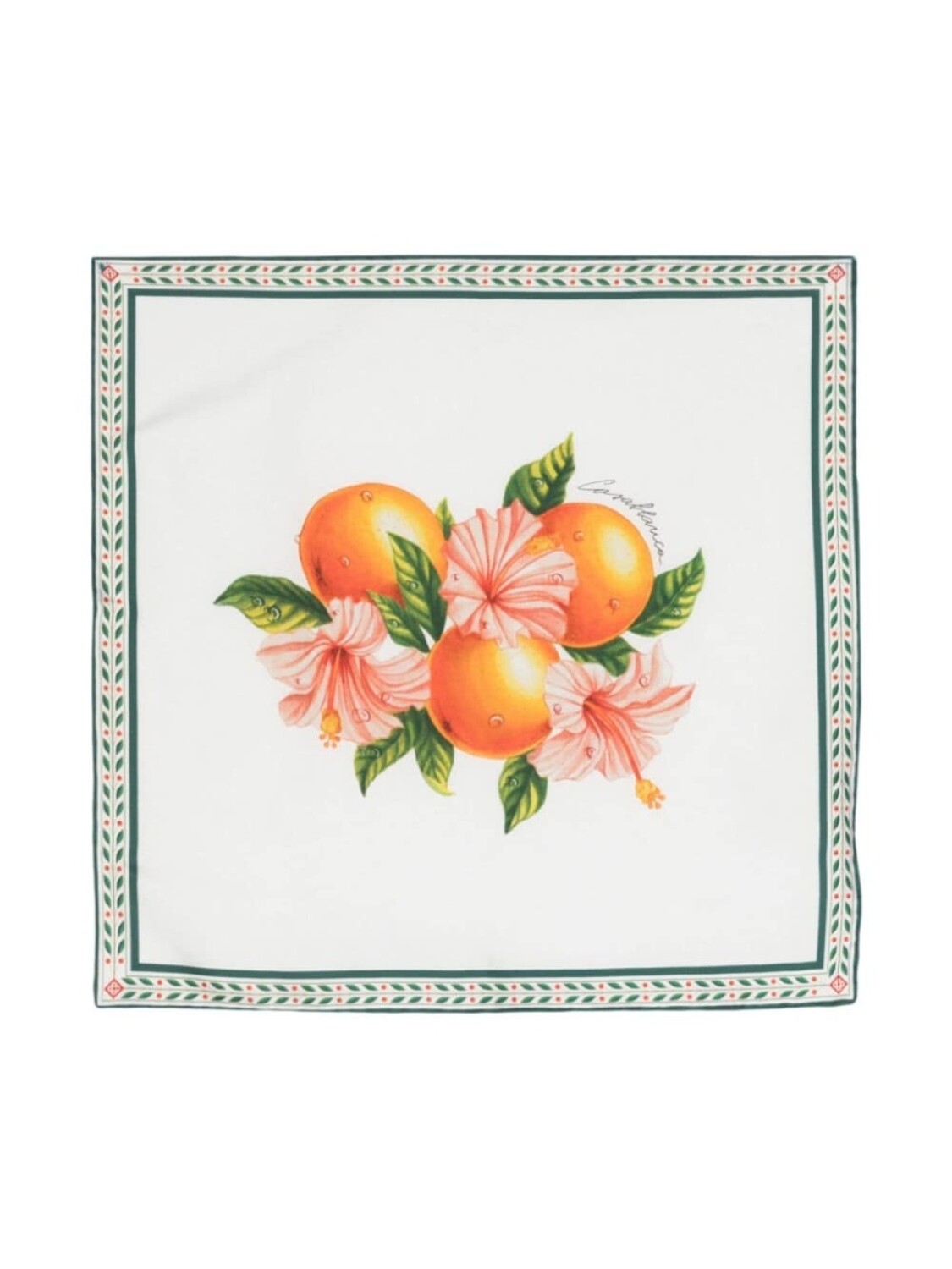 

Шелковый платок Oranges en Fleur Casablanca, белый