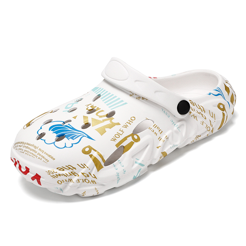 

KUPE Клоги мужские белые, цвет White