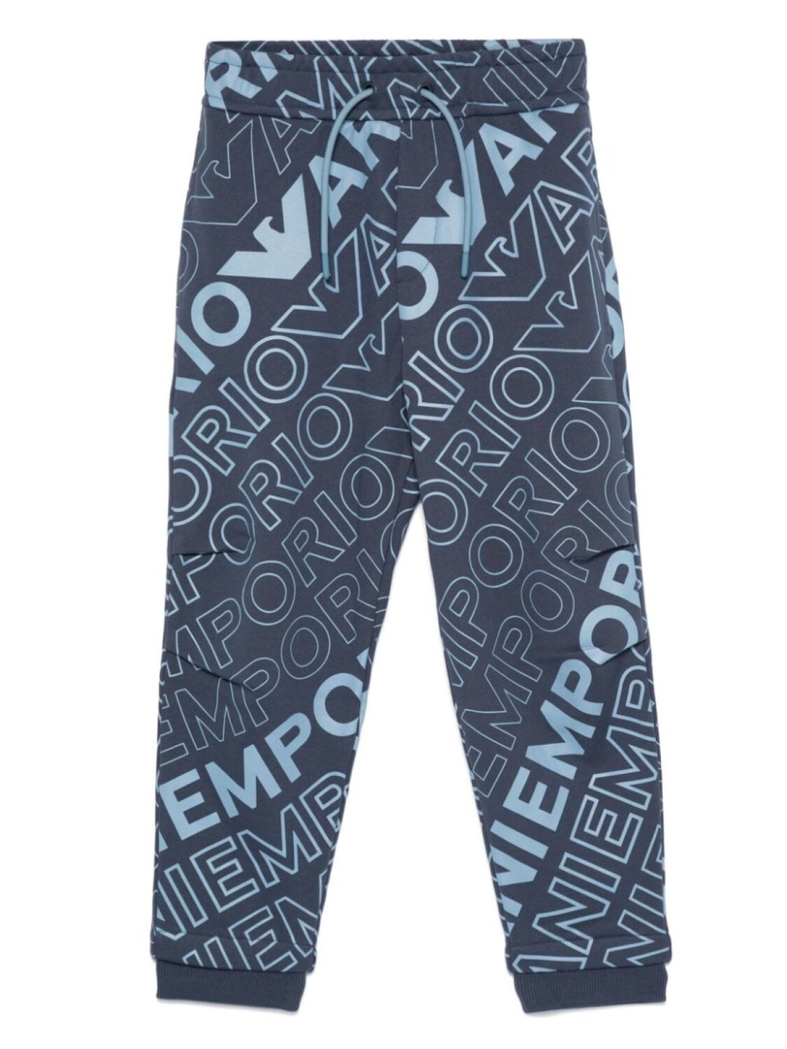 

Брюки с логотипом Emporio Armani Kids, синий