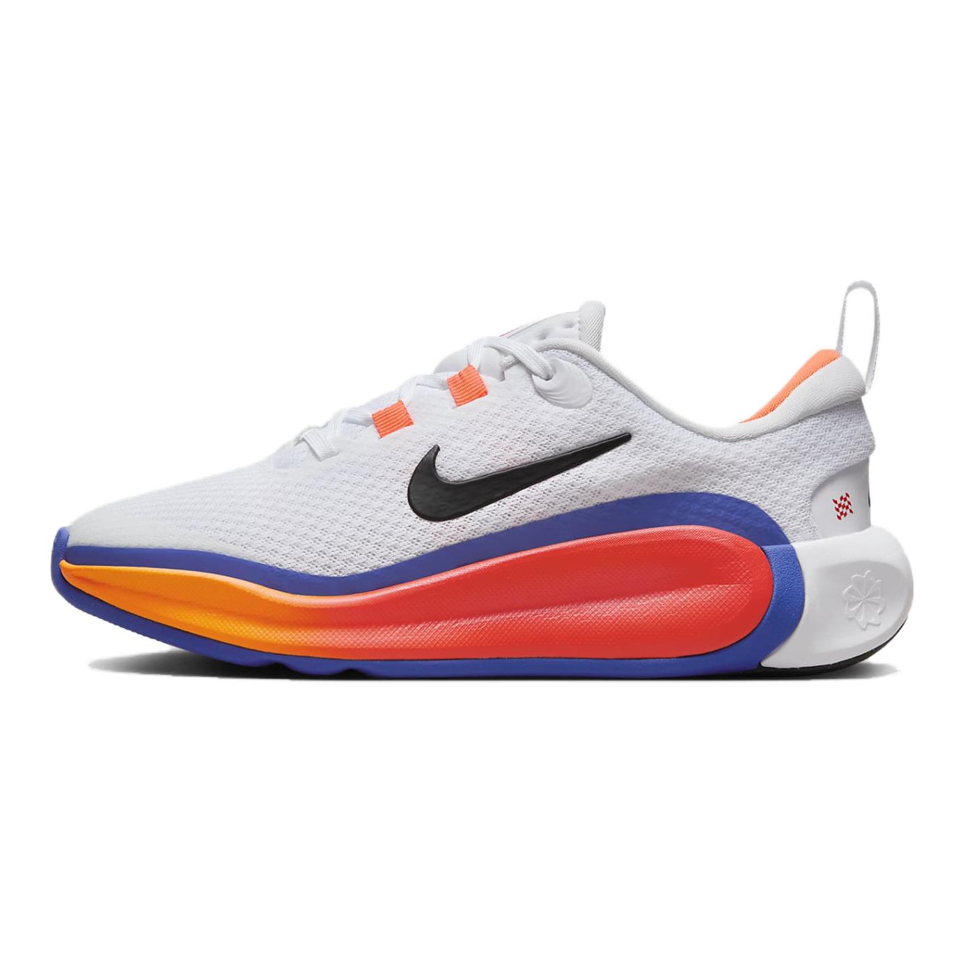 

Nike Кроссовки детские с низким верхом, противоскользящие, дышащие, белые, оранжевые