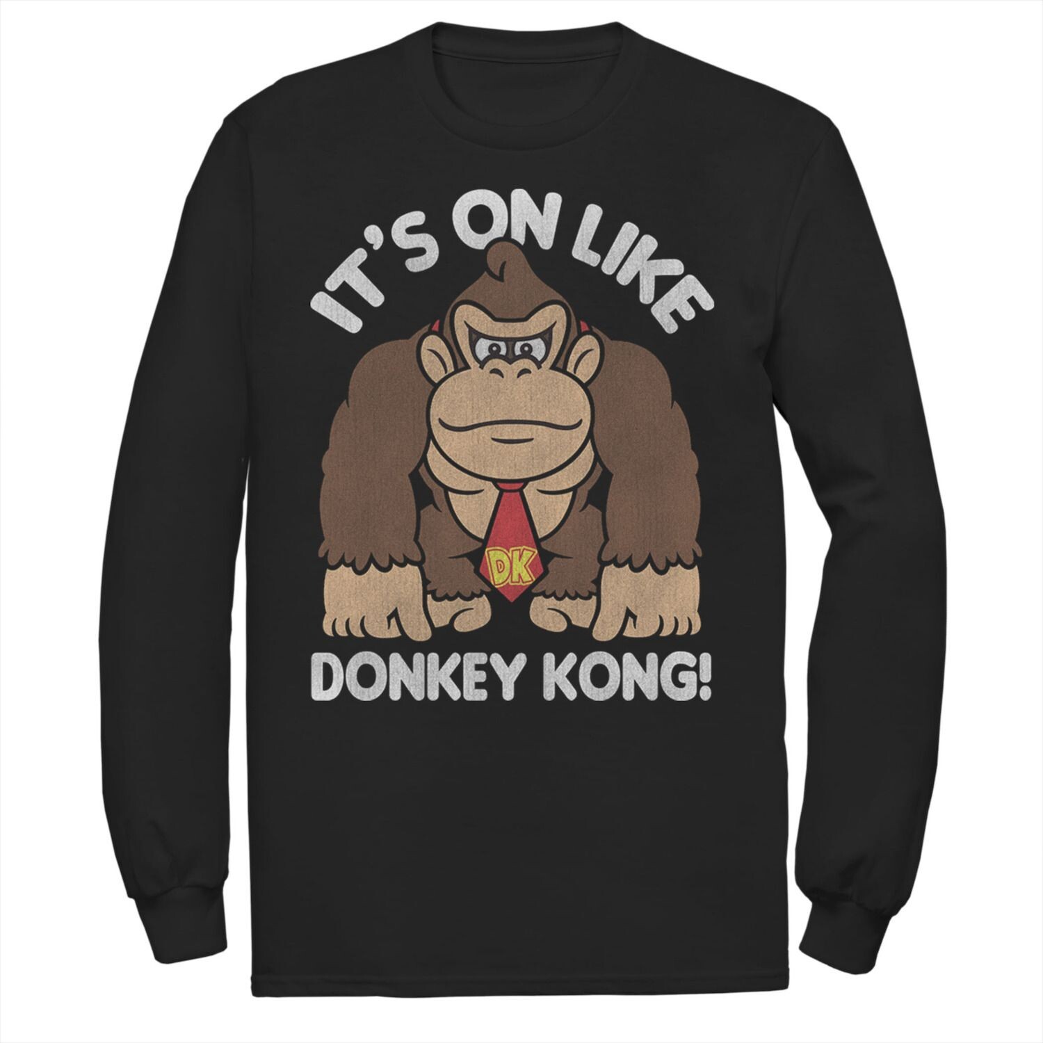 

Мужская футболка с плакатом Nintendo It’s On Like Donkey Kong Licensed Character