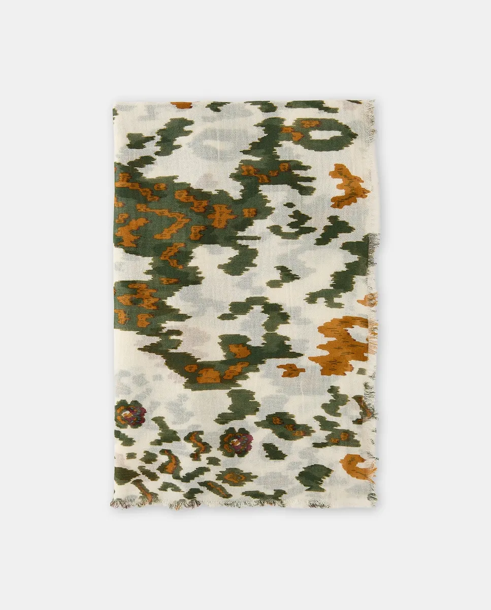 

Шарф с пятнистым узором Tintoretto, экрю