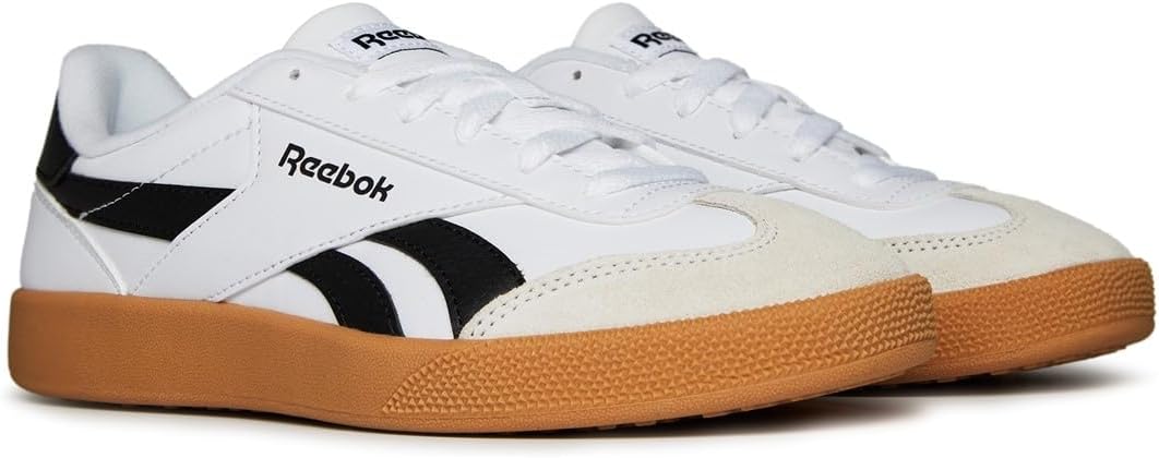 Кроссовки Reebok Unisex-Adult Smash Edge Suede, белый/черный/карамельный — фото 4