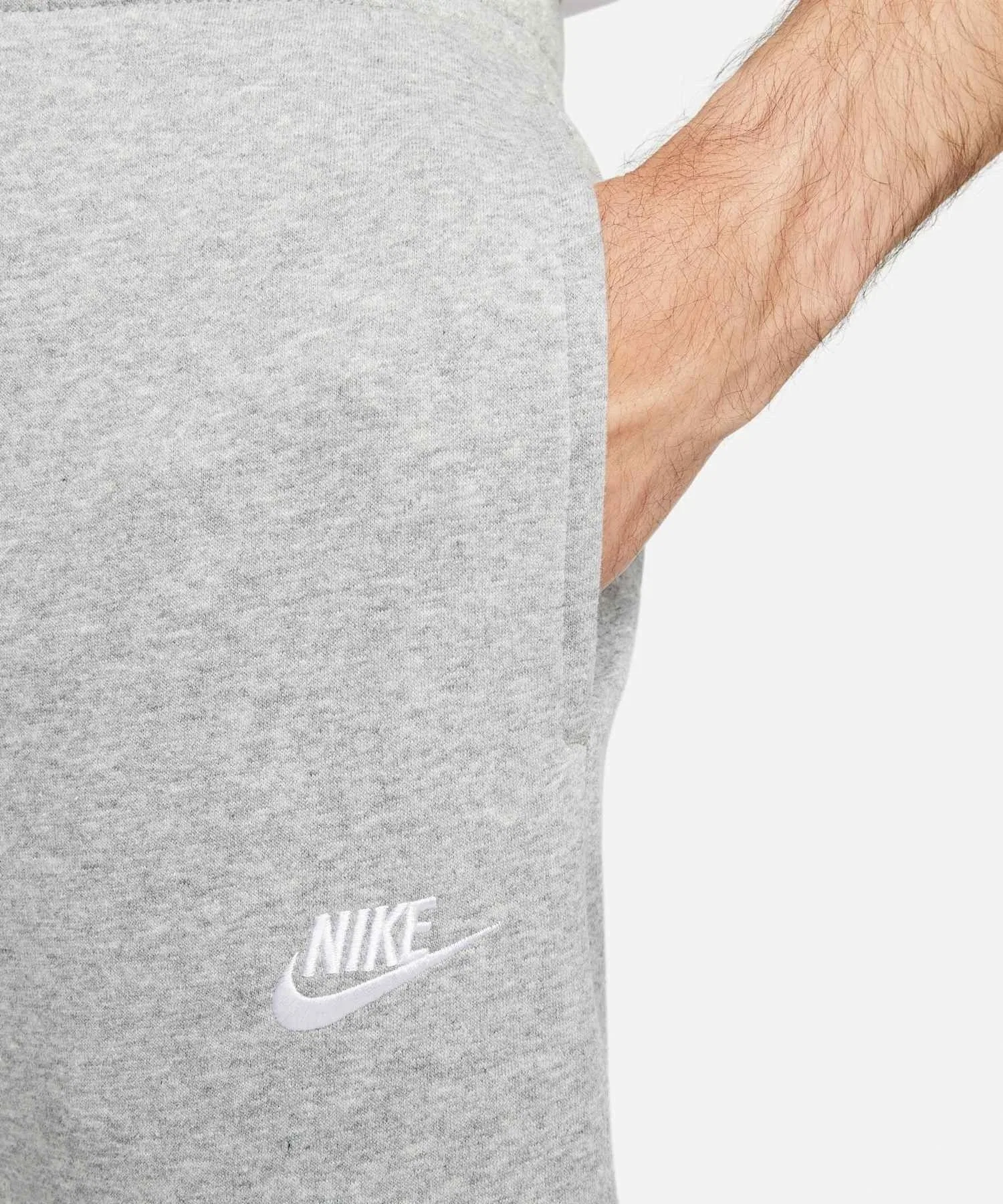 《В наличии комплект》 Спортивные брюки Nike Sportswear Club Fleece Joggers BV2672-063, темно-серый меланж — фото 3