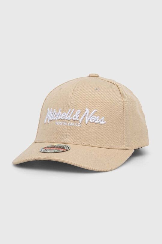 

Бейсболка из смесовой шерсти Mitchell&Ness, бежевый