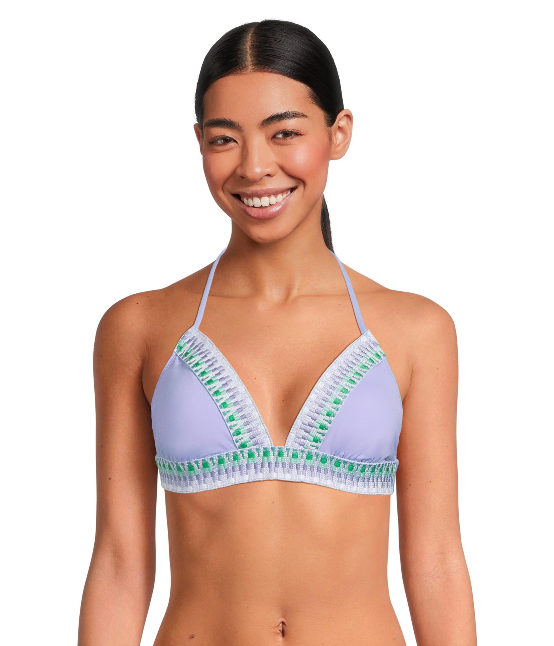 

Пляжный топ BECCA Fiesta Avery Halter Top, Bellflower