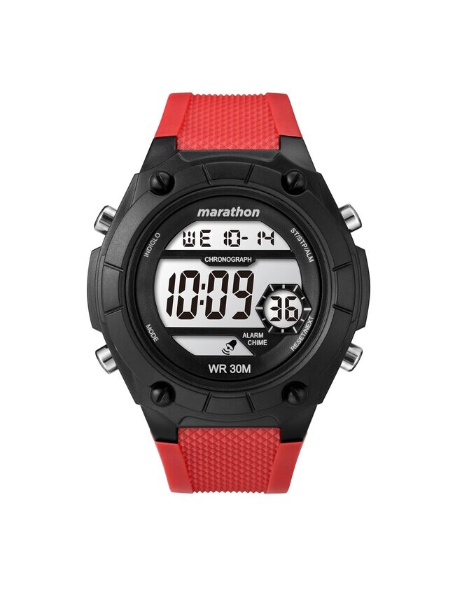 

Часы Marathon TW5M43800 Timex, красный/черный
