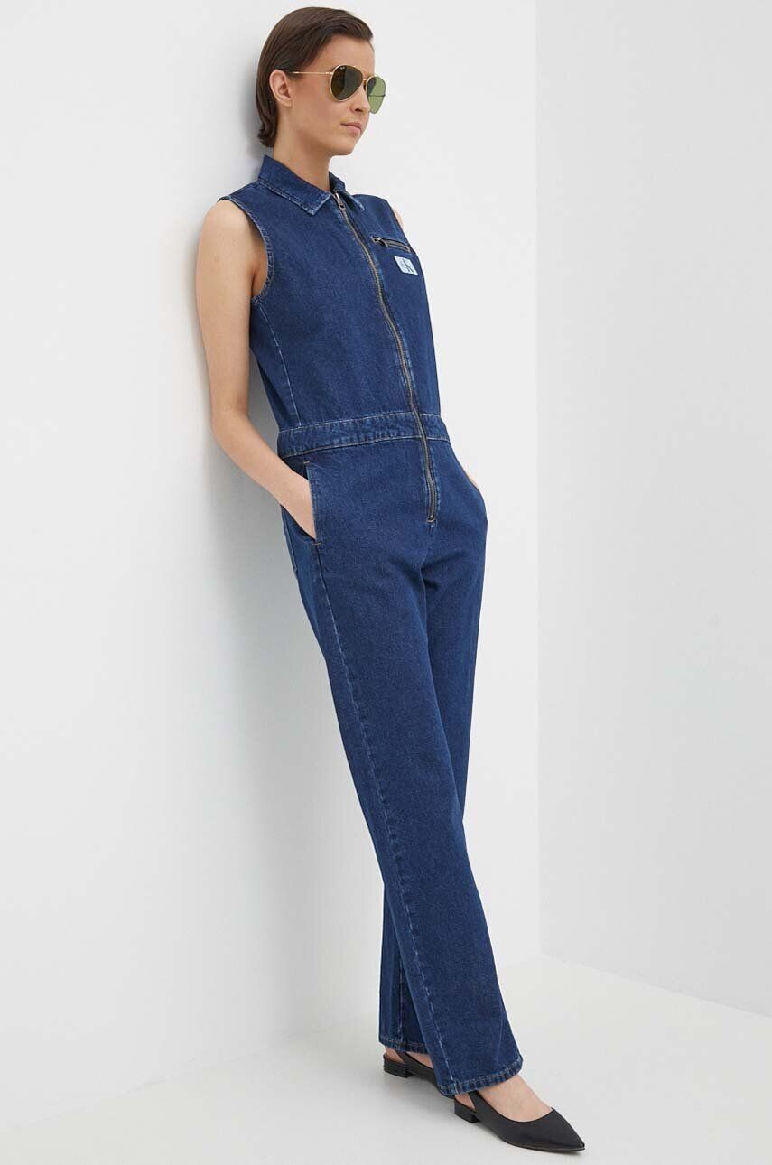 

Джинсовый комбинезон Calvin Klein Jeans, синий