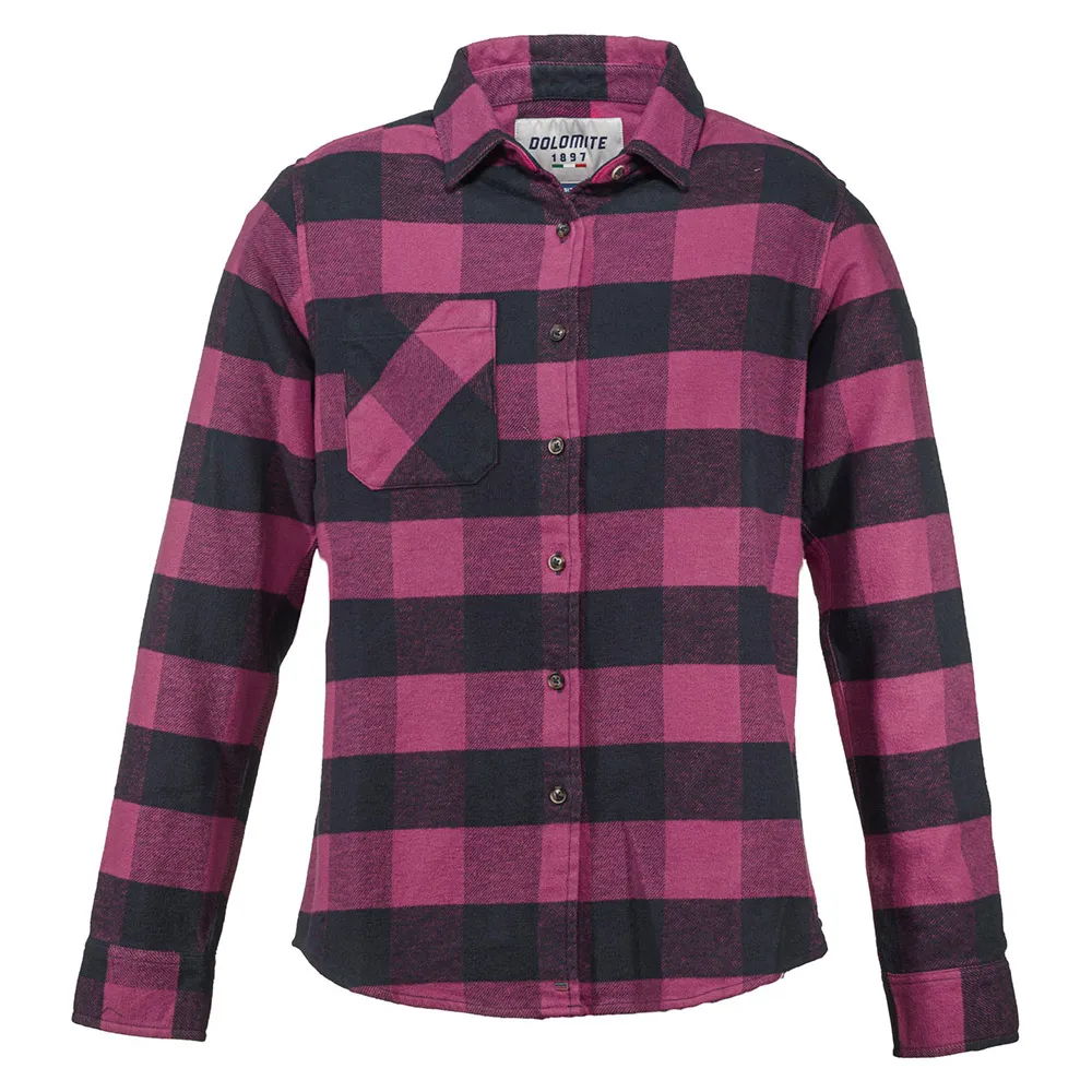 

Рубашка с длинным рукавом Dolomite Flanell Check, розовый