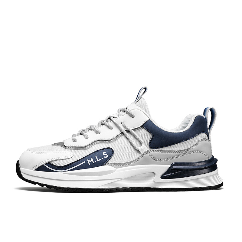 

Кроссовки мужские Lifestyle Shoes Men Low-Top Mulinsen, белый/синий