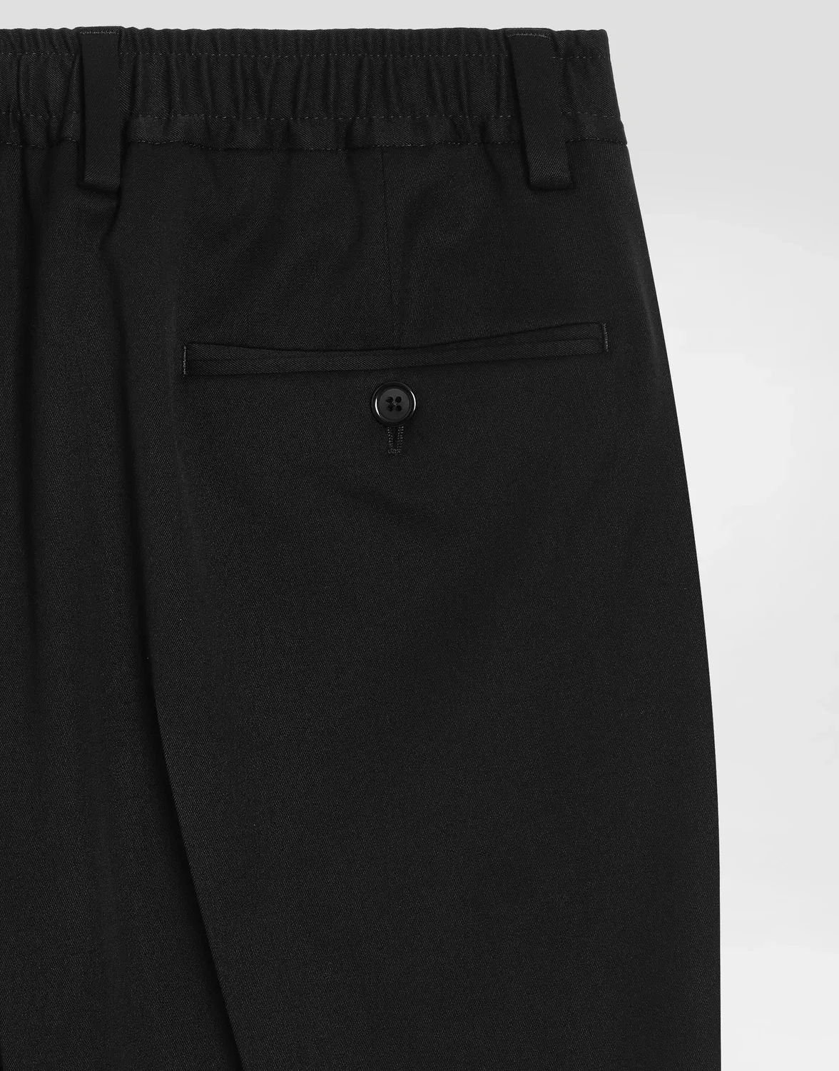 Брюки из шерстяного канваса DOLCE & GABBANA, черный — фото 4