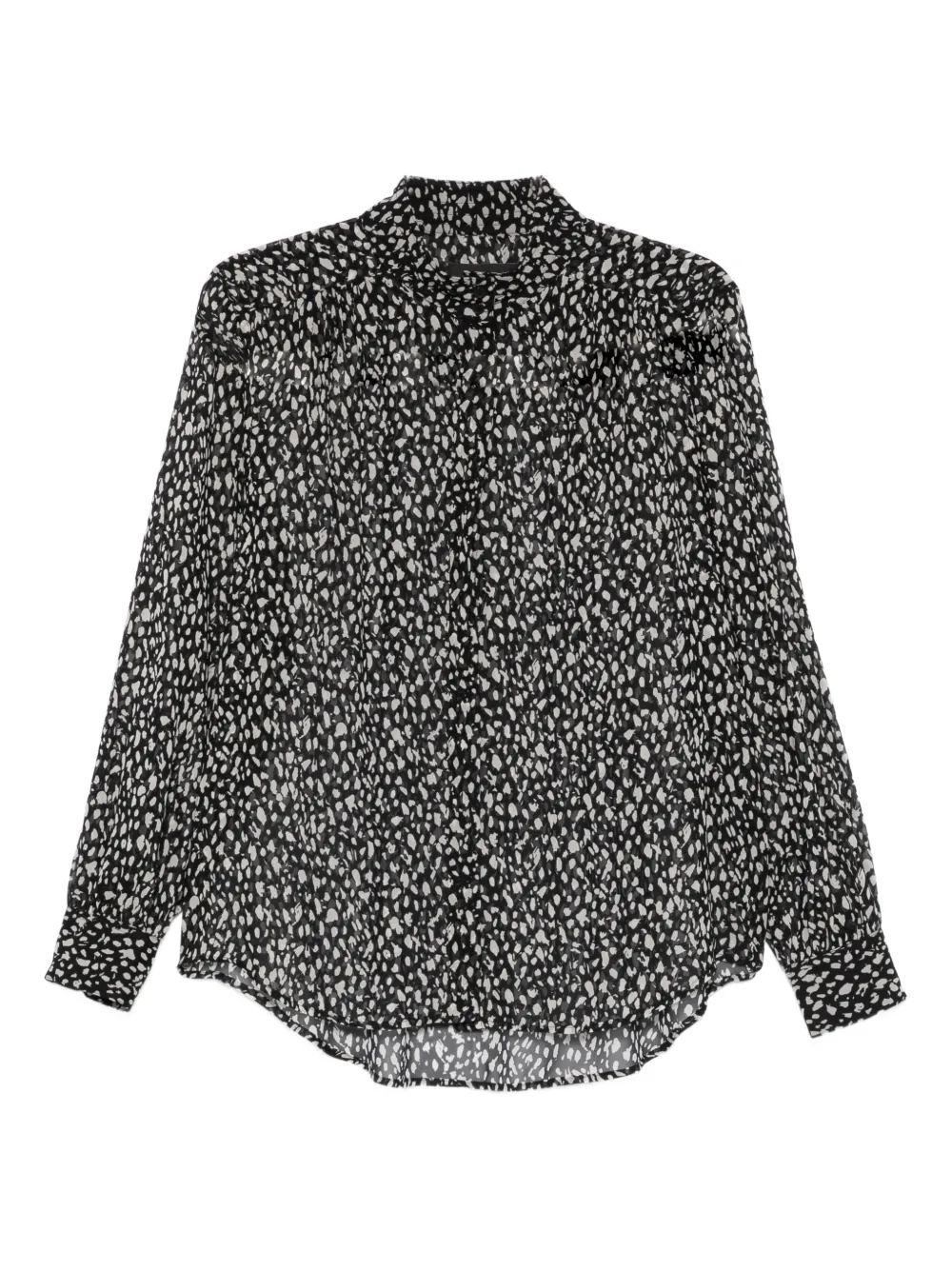 

Блузка с длинными рукавами Nili Lotan, черный