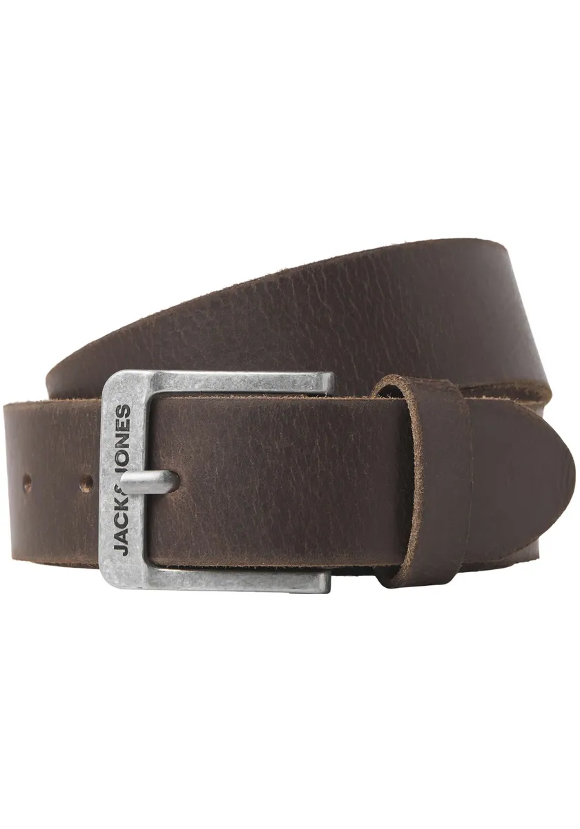 

Кожаный ремень Jack & Jones "JACROCK LEATHER BELT NOOS", цвет Brown Stone