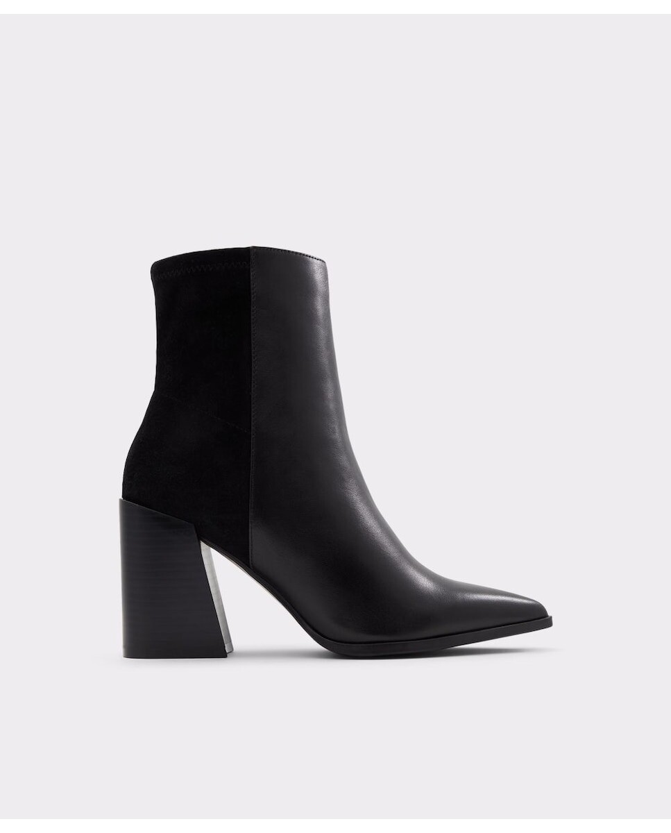 

Женские кожаные ботильоны с острым носком Aldo, черный