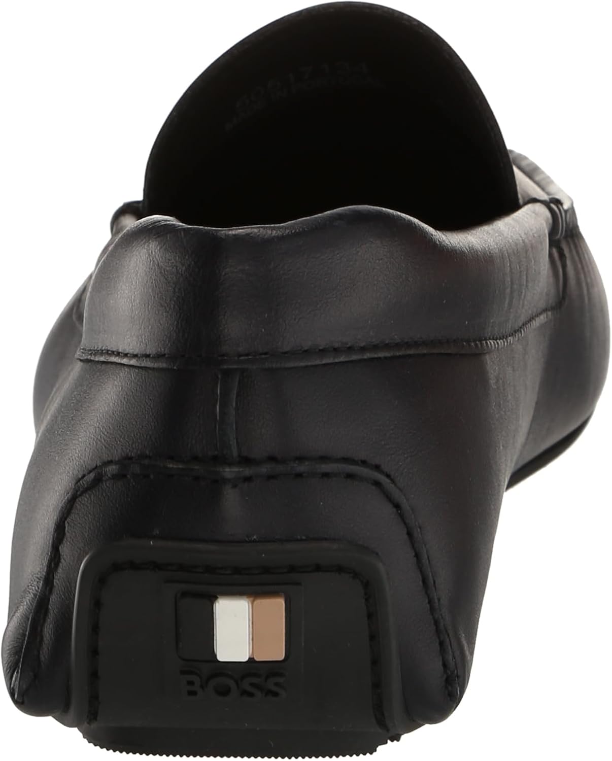 BOSS Мужские гладкие кожаные лоферы-водители, Night Navy — фото 3