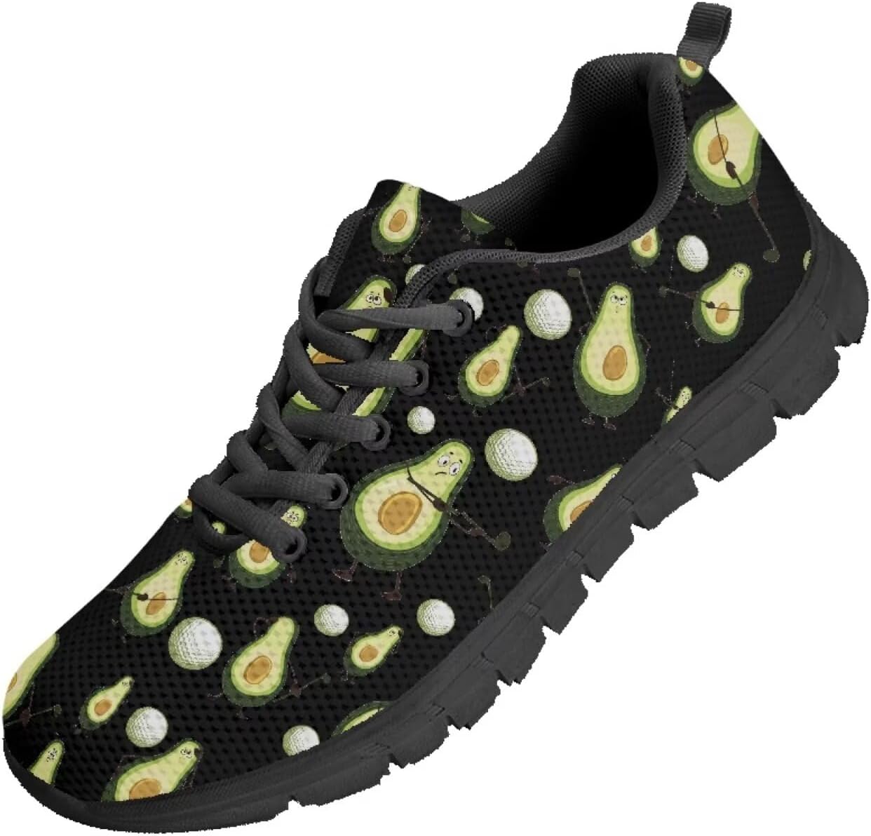 

Мужские кроссовки Funnydude Funny Print для бега, осенние удобные легкие кроссовки для тренировок, Avocado