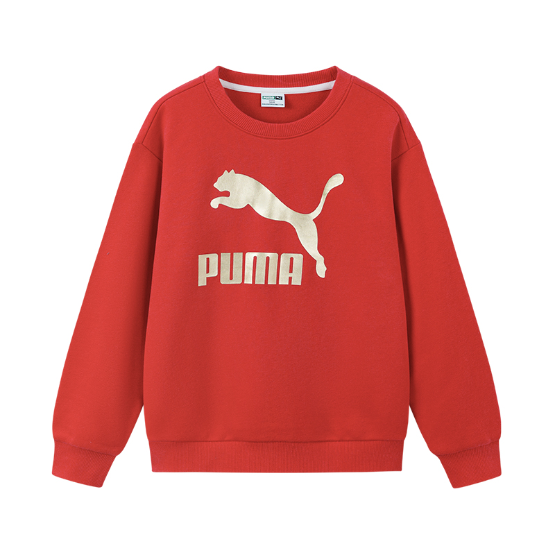 

PUMA Свитшот Sportstyle Collection 1948 BIG LOGO CREW FL China Red 60601 для детей 3-7 лет