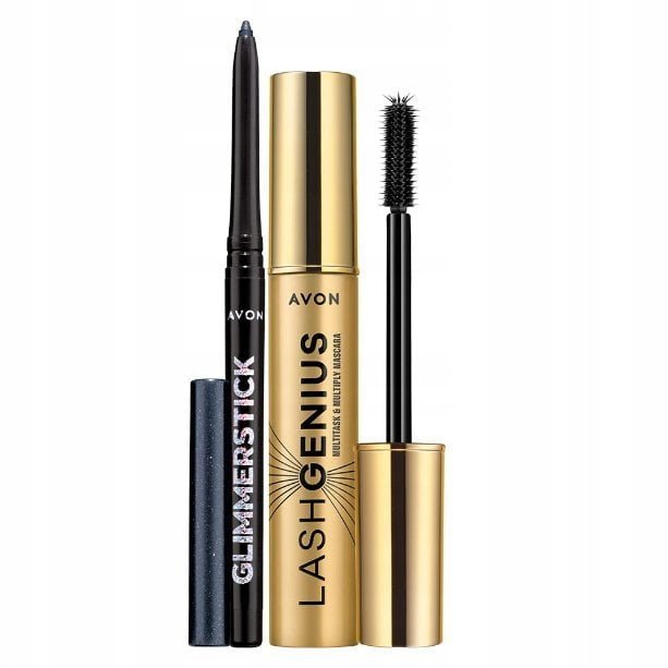

Тушь для ресниц Genius Blackest Black Черный + подводка для глаз Inna marka